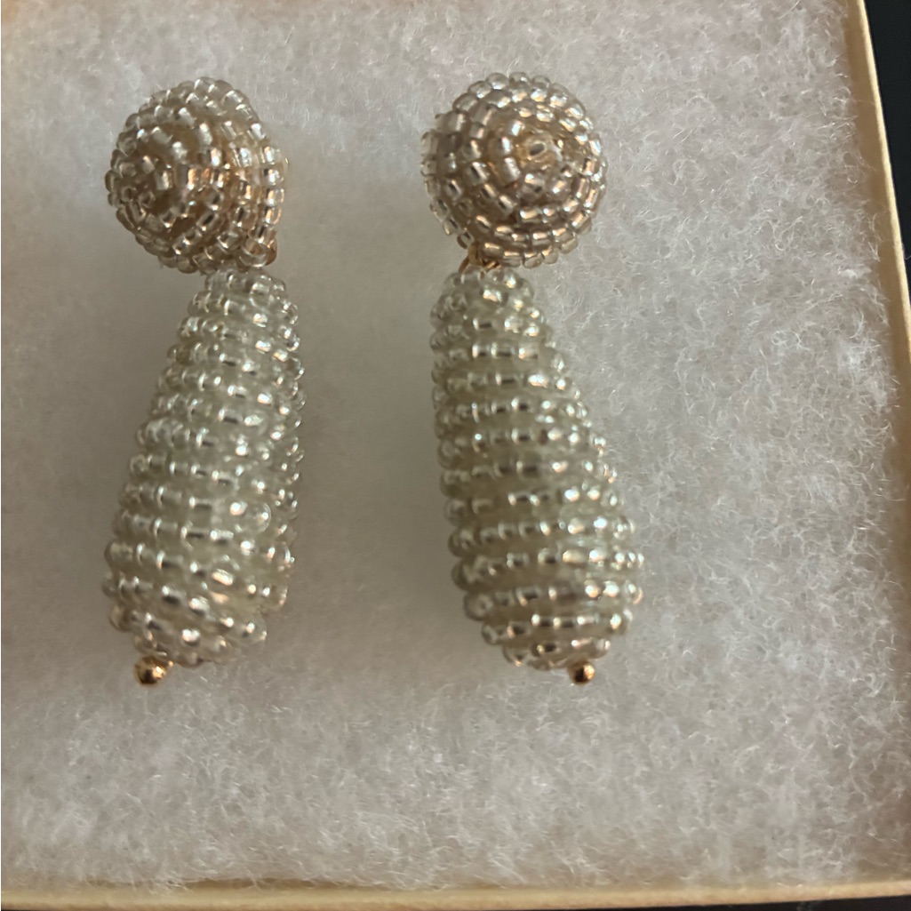 Natasha Denona Pearl Beaded Earring New From Nordstrom 45$